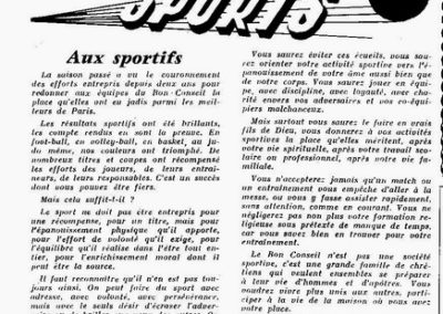 Aux Sportifs PG 1959