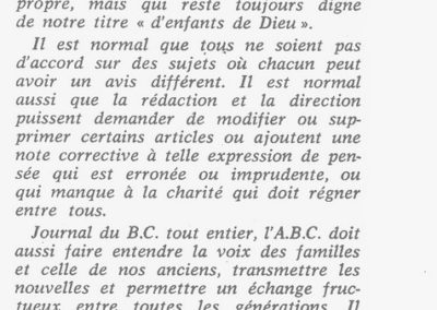 Le rôle de l'ABC 12-62