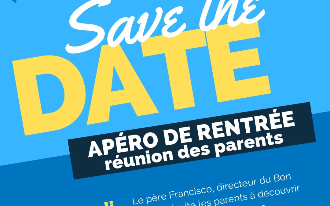 Apéro du 6 octobre pour les parents