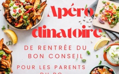 Apéro dinatoire du 5 octobre pour les parents