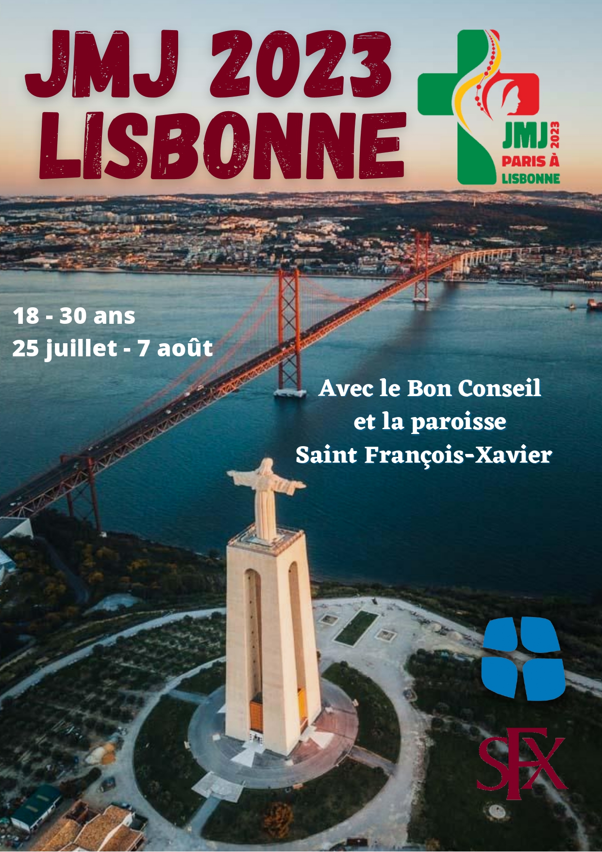 JMJ 2023 Lisbonne avec le Bon Conseil et SFX Bon Conseil
